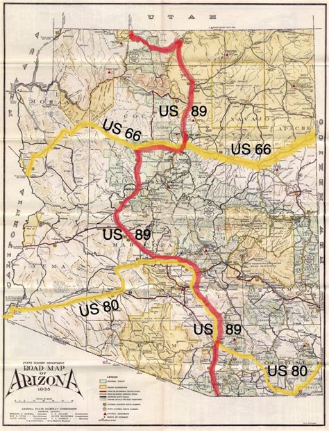 30 kilometres) long. . Arizona state route 89 mile markers